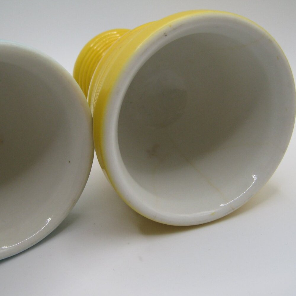 2 Vintage Hankscraff Fiesta Double Egg Cups - 1950's - Picture 6 of 7